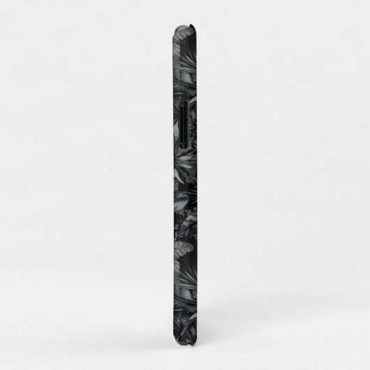 Coques Case-Mate iPhone Jungle noir (Dos/Droite)