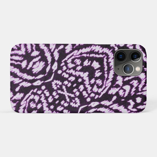 Coques Case-Mate iPhone Jungle pourpre (Dos (Horizontal))