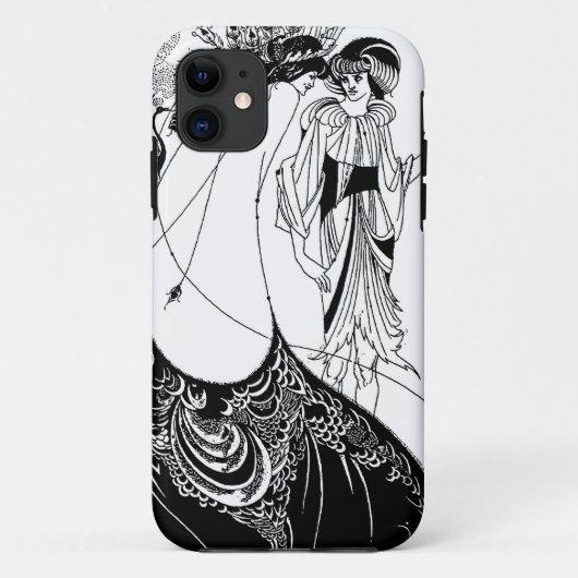 Coques Case-Mate iPhone Jupe Peacock Beardsley Art Nouveau (Dos)