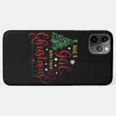 Coques Case-Mate iPhone Just A Girl Who Loves Christmas (Dos (Horizontal))