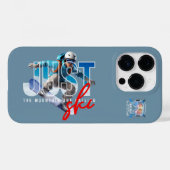 Coques Case-Mate iPhone Just Ski | (Verso (horizontal))