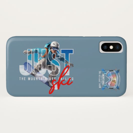 Coques Case-Mate iPhone Just Ski | (Dos (Horizontal))
