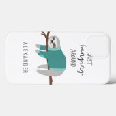 Coques Case-Mate iPhone Juste accroché autour du plaisir de bande dessinée (Verso (horizontal))