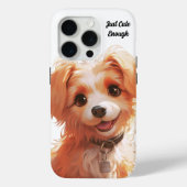 Coques Case-Mate iPhone Juste assez mignon chiot chien (Verso)
