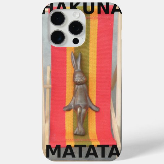 Coques Case-Mate iPhone Juste Chaleur Hakuna Matata l'été (Verso)