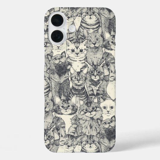 Coques Case-Mate iPhone juste chatons fer (Verso)