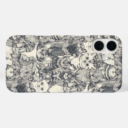 Coques Case-Mate iPhone juste chatons fer (Verso (horizontal))