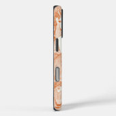 Coques Case-Mate iPhone juste chevaux orange demi perle (Verso / Droite)