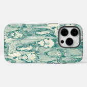 Coques Case-Mate iPhone juste chevaux perle viridian (Verso (horizontal))