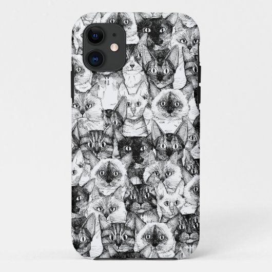 Coques Case-Mate iPhone juste des chats (Dos)