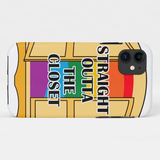 Coques Case-Mate iPhone Juste En Dehors Du Closet (Dos (Horizontal))