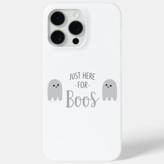 Coques Case-Mate iPhone Juste ici pour Boos Ghost Halloween Téléphone Case (Verso)