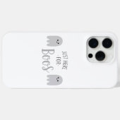 Coques Case-Mate iPhone Juste ici pour les boos Cute Ghost Halloween iPhon (Verso (horizontal))