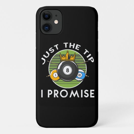 Coques Case-Mate iPhone Juste le bout, je promets Billard (Dos)