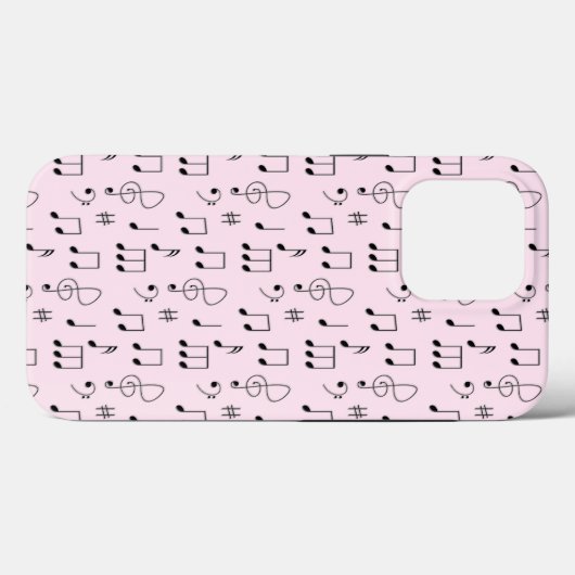 Coques Case-Mate iPhone Juste Noté rose (Verso (horizontal))