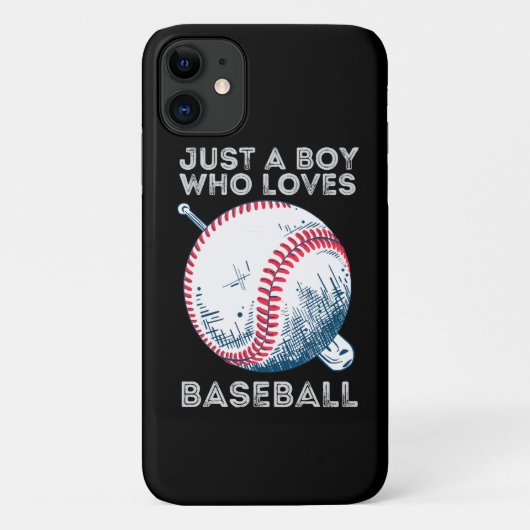 Coques Case-Mate iPhone Juste un garçon qui aime le baseball (Dos)