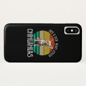 Coques Case-Mate iPhone Juste un garçon qui aime le Chihuahuas (Dos (Horizontal))