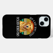 Coques Case-Mate iPhone Juste un garçon qui aime les Golden Retrievers (Verso (horizontal))