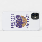 Coques Case-Mate iPhone Juste un garçon qui aime les tracteurs et les cami (Dos (Horizontal))