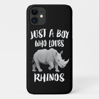 Case-Mate iPhone Case Juste un garçon qui aime Rhinos animal cadeau