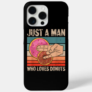 Coque iPhone 15 Pro Max Juste Un Homme Qui Aime Les Donuts 2 Dans Le Pinky