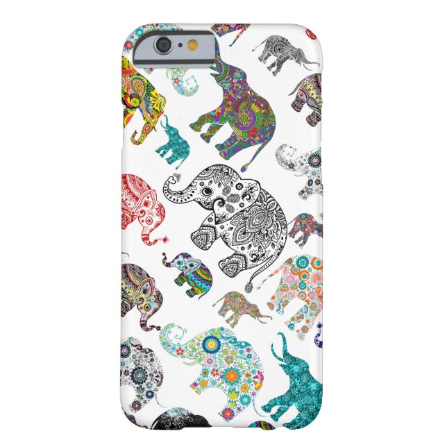 Coques Case-Mate iPhone Juste un Motif aléatoire éléphant (Dos)