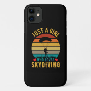 Case-Mate iPhone Case juste une fille qui aime la parachutisme
