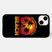 Coques Case-Mate iPhone Juste Une Fille Qui Aime La Plage (Verso (horizontal))