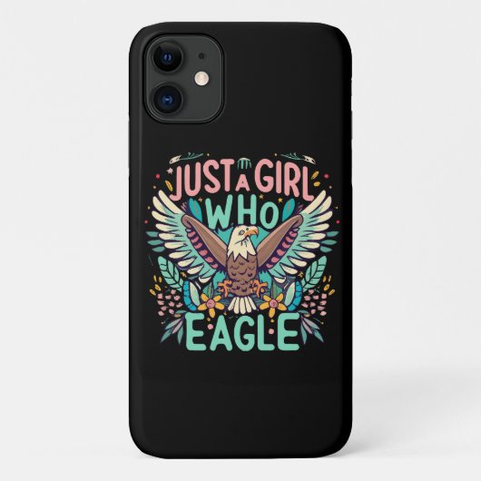 Coques Case-Mate iPhone juste une fille qui aime l'Aigle des Philippines (Dos)
