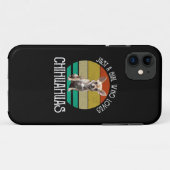 Coques Case-Mate iPhone Juste une fille qui aime le Chihuahuas (Dos (Horizontal))