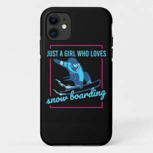 Case-Mate iPhone Case Juste Une Fille Qui Aime Le Snowboard