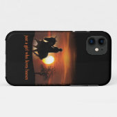 Coques Case-Mate iPhone juste une fille qui aime les chevaux (Dos (Horizontal))