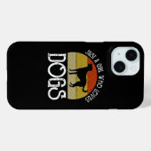 Coques Case-Mate iPhone Juste Une Fille Qui Aime Les Chiens (Verso (horizontal))