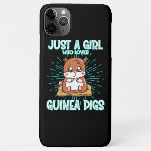 Coques Case-Mate iPhone Juste Une Fille Qui Aime Les Cochons De Guinée (Dos)