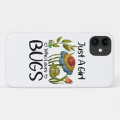 Coques Case-Mate iPhone Juste une fille qui aime les insectes (Dos (Horizontal))