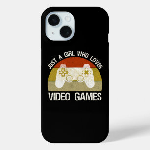 Coque Pour iPhone 15 Juste Une Fille Qui Aime Les Jeux Vidéo