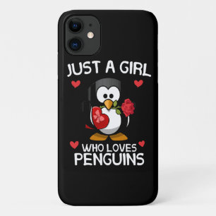 Case-Mate iPhone Case Juste une fille qui aime les pingouins