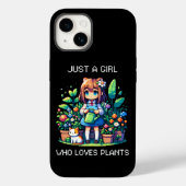 Coques Case-Mate iPhone Juste une fille qui aime les Plantes (Verso)