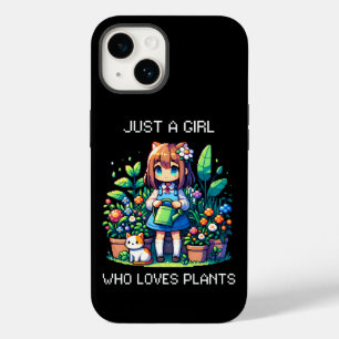 Coque Pour iPhone 14 Juste une fille qui aime les Plantes