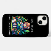Coques Case-Mate iPhone Juste une fille qui aime les Plantes (Verso (horizontal))