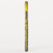 Coques Case-Mate iPhone JUSTICE BUREAU JURIDIQUE, PROCUREUR JAUNE MONogram (Dos/Droite)