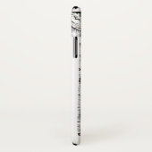 Coques Case-Mate iPhone JUSTICE BUREAU JURIDIQUE, PROCUREUR Monogramme Bla (Dos/Droite)