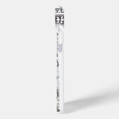 Coques Case-Mate iPhone JUSTICE BUREAU JURIDIQUE, PROCUREUR Monogramme Bla (Verso / Gauche)