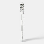 Coques Case-Mate iPhone JUSTICE BUREAU JURIDIQUE, PROCUREUR Monogramme Bla (Verso / Droite)