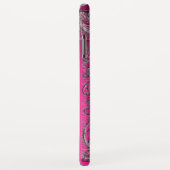 Coques Case-Mate iPhone JUSTICE BUREAU JURIDIQUE, PROCUREUR Monogramme ros (Dos/Droite)