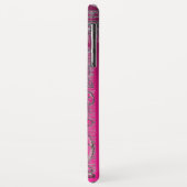 Coques Case-Mate iPhone JUSTICE BUREAU JURIDIQUE, PROCUREUR Monogramme ros (Dos/Gauche)