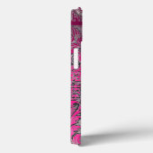 Coques Case-Mate iPhone JUSTICE BUREAU JURIDIQUE, PROCUREUR Monogramme ros (Verso / Droite)