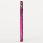 Coques Case-Mate iPhone JUSTICE BUREAU JURIDIQUE, PROCUREUR Monogramme ros (Dos/Droite)