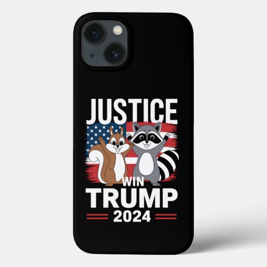 Coques Case-Mate iPhone Justice pour Peanut Win Trump 2024 (Verso)