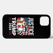 Coques Case-Mate iPhone Justice pour Peanut Win Trump 2024 (Verso (horizontal))
